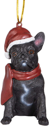 Design Toscano Christmas Ornaments - Xmas Collie Holiday Dog Ornaments