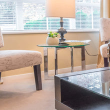 Load image into Gallery viewer, Fab Glass 48&quot; Round Glass Table Top, 3/4&quot; Thick Flat polish Tempered