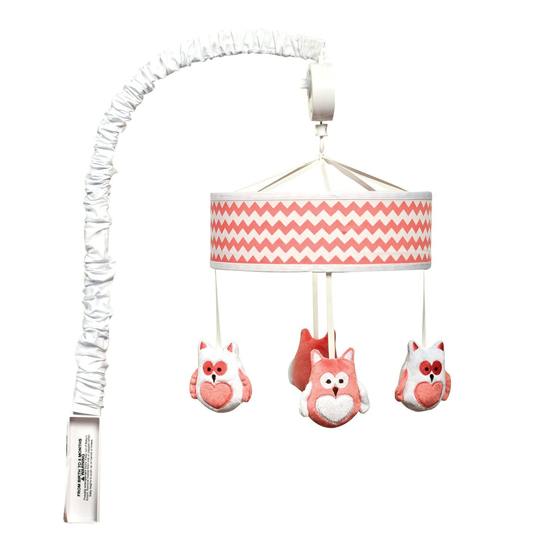Cocoa Coral 4 Piece Chevron Mobile Set