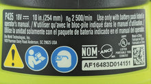 Load image into Gallery viewer, Ryobi P435 One+ 18V Lithium Ion 10" 2500 RPM Cordless Orbital Buffer/Polisher with 2 Bonnets (Battery Not Included, Power Tool Only)