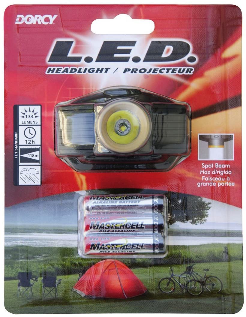 Dorcy 41-2097 Headlight 3Aa 134Lumen