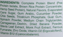 Load image into Gallery viewer, Pure Protein Vegan Plant Based Hemp and Pea Protein Powder, Gluten Free, Vanilla Bean, 1.51 lbs