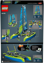 Load image into Gallery viewer, LEGO Technic Catamaran 42105 Model Sailboat Building Kit, New 2020 (404 Pieces)