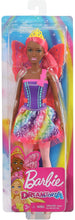 Load image into Gallery viewer, Barbie Dreamtopia Fairy Doll, 12-inch, with Pink Hair, Light Pink Legs &amp; Wings, Gift for 3 to 7 Year Olds, Multi