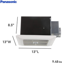Load image into Gallery viewer, Panasonic FV-0511VQC1 WhisperSense DC Ventilation Fan, 50-80-110 CFM
