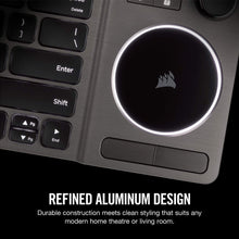 Load image into Gallery viewer, Corsair K83 Wireless Keyboard - Bluetooth and USB - Works w/PC, Smart TV, Streaming Box - Backlit LED