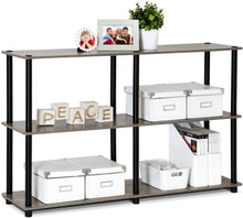 Load image into Gallery viewer, Furinno Turn-N-Tube 3-Tier Double Size Storage Display Rack
