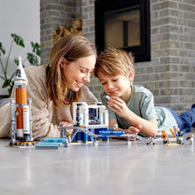 Load image into Gallery viewer, LEGO City Space Deep Space Rocket and Launch Control 60228 Model Rocket Building Kit with Toy Monorail, Control Tower and Astronaut Minifigures, Fun STEM Toy for Creative Play (837 Pieces)