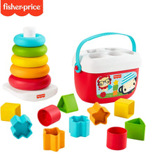 Load image into Gallery viewer, Fisher-Price Baby&#39;s First Blocks &amp; Rock-a-Stack, Plant-Based Toys