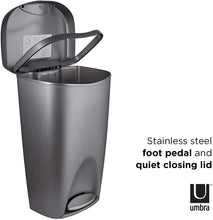 Load image into Gallery viewer, Umbra 084200-047 Brim Step On Trash Can