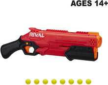 Load image into Gallery viewer, NERF Rival Takedown XX-800 Blaster -- Pump Action, Breech-Load, 8-Round Capacity, 90 FPS, 8 Official Rival Rounds -- Team Red