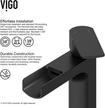 Load image into Gallery viewer, Vigo Bath Faucets and Accessories