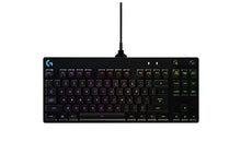 Load image into Gallery viewer, Logitech G Pro Mechanical Gaming Keyboard, 16.8 Million Colors RGB Backlit Keys, Ultra Portable Design, Detachable Micro USB Cable