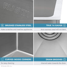 Load image into Gallery viewer, RVH Low-Divide Sinks