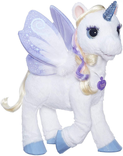 furReal StarLily, My Magical Unicorn Interactive Plush Pet Toy, Light-up Horn, Ages 4 and Up(Amazon Exclusive)