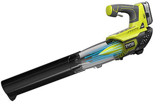 RYOBI P21801-HDG ONE+ 100 MPH 280 CFM 18-Volt Lithium-Ion Cordless Jet Fan Leaf Blower and Hedge Trimmer with 4 Ah Battery and Charger
