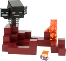 Load image into Gallery viewer, Minecraft Wither vs Alex (In Enchanted Armor) Battle in a Box