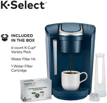 Load image into Gallery viewer, Keurig K-Select, Single Serve K-Cup Pod Coffee Maker, Strength Control, Marine Blue