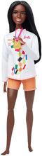 Load image into Gallery viewer, Barbie Olympic Games Tokyo 2020 Surfer Doll with Surf Uniform, Tokyo 2020 Jacket, Medal, Tokyo 2020 Surfboard with Fins for Ages 3 and Up