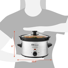 Load image into Gallery viewer, Elite Gourmet MST-275XS Electric Slow Cooker, Adjustable Temp
