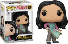 Load image into Gallery viewer, Mulan [Villager]: Funk o Pop! Vinyl Figure Bundle with 1 Compatible 'ToysDiva' Graphic Protector (638 - 46097 - B)