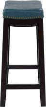 Load image into Gallery viewer, Linon Claridge 26in Bar Stool in Blue
