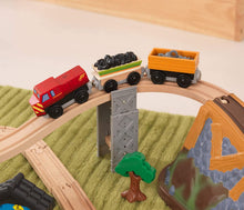 Load image into Gallery viewer, KidKraft Bucket Top Construction Train Set, 61-Piece