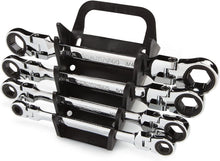 Load image into Gallery viewer, TEKTON Flex-Head Ratcheting Box End Wrench Set
