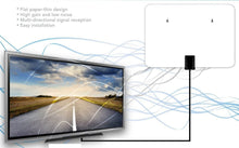 Load image into Gallery viewer, ProHT Slim Leaf HDTV Indoor Antenna(05501) with Built-in Noise Amplifier for UHF/VHF/FM, Extremely Soft Design and Lightweight