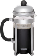 Load image into Gallery viewer, BonJour Coffee Stainless Steel French Press with Glass Carafe, 33.8-Ounce, Monet, Black Handle