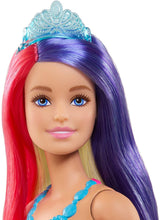 Load image into Gallery viewer, Barbie Dreamtopia Princess Doll (11.5-inch) with Extra-Long Two-Tone Fantasy Hair, Hairbrush, Tiaras and Styling Accessories, Gift for 3 to 7 Year Olds