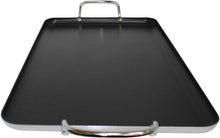 Load image into Gallery viewer, IMUSA USA IMU-1814 Double Burner Griddle Non-Stick 16-Inch, Black