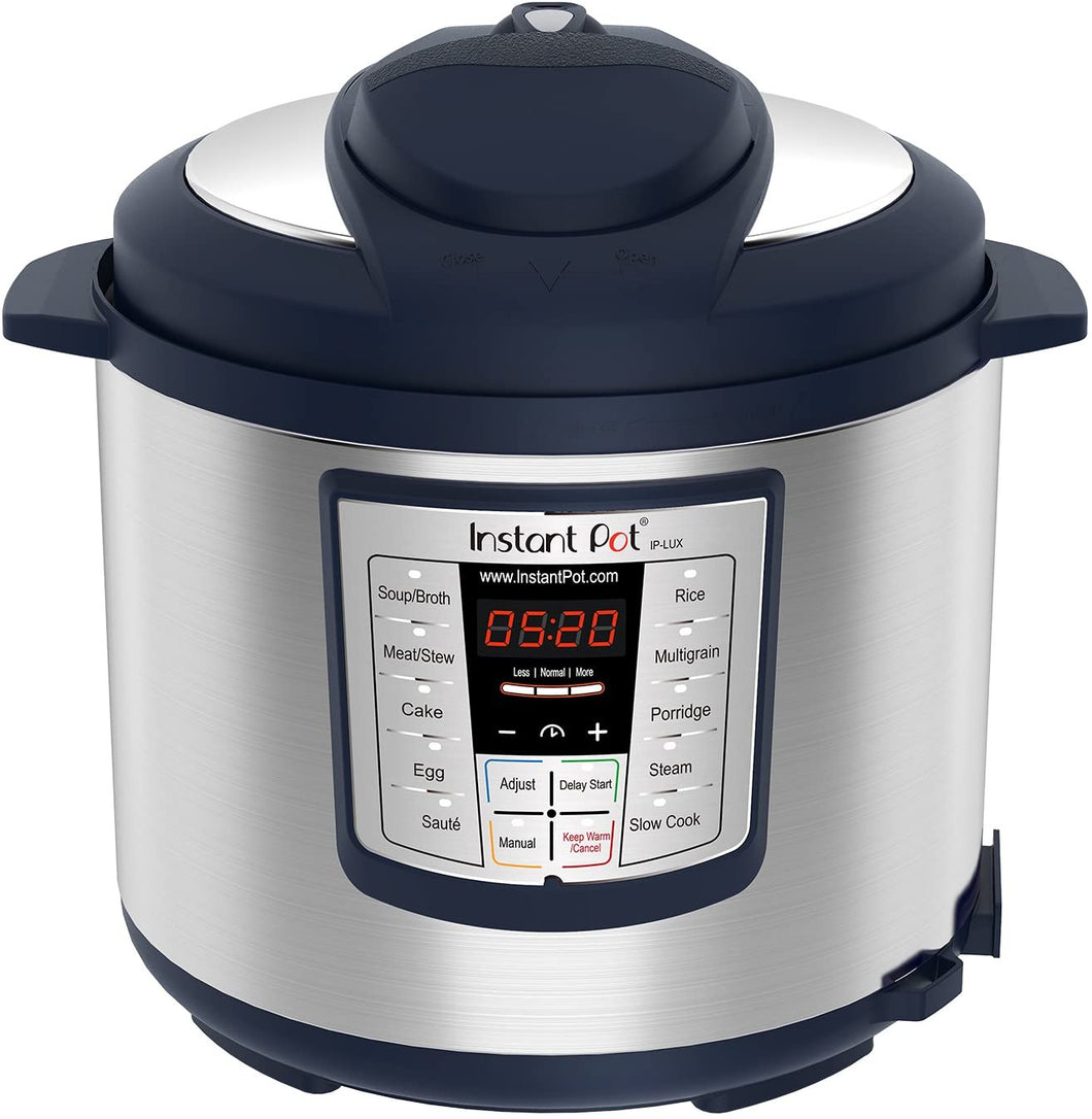 Instant Pot Lux 6 Qt 6-in-1 Muti-Use Programmable Pressure Cooker, Slow Cooker, Rice Cooker, Sauté, Steamer, and Warmer