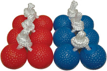 Load image into Gallery viewer, Maranda Enterprises Ladderball Bolas with Three Red and Three Blue (Set of 6)