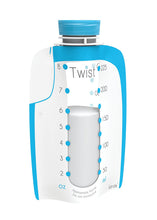 Load image into Gallery viewer, Twist Pouches - X-Large 8oz - Direct-Pump, Twist-Cap Breastmilk Storage Bags (Includes caps) - 40 Count