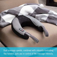 Load image into Gallery viewer, Homedics Neck Massager with Heat - Pro Therapy Portable, Adjustable Vibration Massage