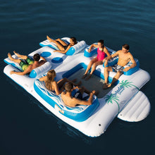 Load image into Gallery viewer, Tropical Tahiti Floating Island 7 Person Inflatable Raft