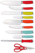 Load image into Gallery viewer, Fiesta 12-pc. Silcone Cutlery Set With Block