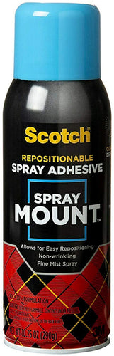 3M Spray Mount Artist's Adhesive, One 10.25 Ounce Can (MMM6065)