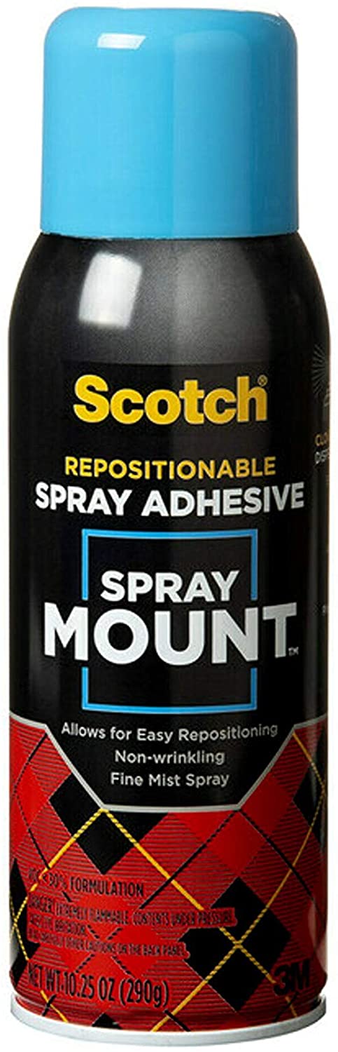 3M Spray Mount Artist's Adhesive, One 10.25 Ounce Can (MMM6065)