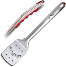 Load image into Gallery viewer, Jim Beam JB0156 Soft Grip Handle Grilling Tools Set (5-Piece), Silver