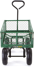 Load image into Gallery viewer, Gorilla Carts GOR400-COM Steel Garden Cart with Removable Sides, 400-lbs. Capacity, Green