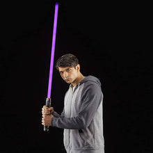 Load image into Gallery viewer, Star Wars The Black Series Mace Windu Ep3 Force FX Lightsaber