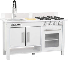Load image into Gallery viewer, KidKraft Little Cook's Work Station Kitchen, White (53407)