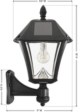 Load image into Gallery viewer, Gama Sonic Baytown II Bulb Solar Light with GS Light Bulb- Wall/Pier/3&quot; Fitter Mounts