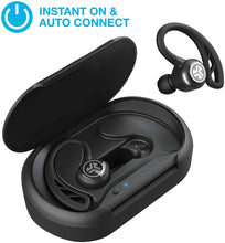 Load image into Gallery viewer, JLab Audio Epic Air Elite True Wireless Sport Earbuds | Headphones for Working Out, Sweatproof | 6-Hour Battery Life, 32-Hour Charging Case | Music Controls | Bluetooth Headphones | Black