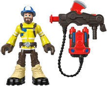 Load image into Gallery viewer, Fisher-Price Rescue Heroes Forrest Fuego, 6-Inch Figure with Accessories