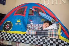 Load image into Gallery viewer, Pacific Play Tents 19711 Kids Rad Racer Bed Tent Playhouse - Full Size Mattress