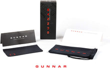 Load image into Gallery viewer, Gaming Glasses | Blue Light Blocking Glasses | Vertex/Onyx by Gunnar | 35% Blue Light Protection, 100% UV Light, Anti-Reflective to Protect &amp; Reduce Eye Strain &amp; Dryness