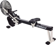Load image into Gallery viewer, Stamina Air Rower Fitness Rowing Machine, Black